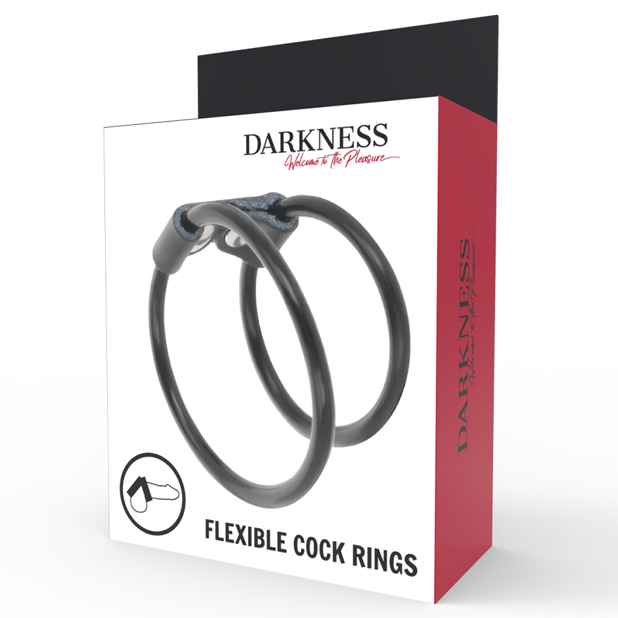 Anillo flexible doble Darkness