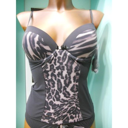 [BST2493] Corpiño tipo camiseta print animal